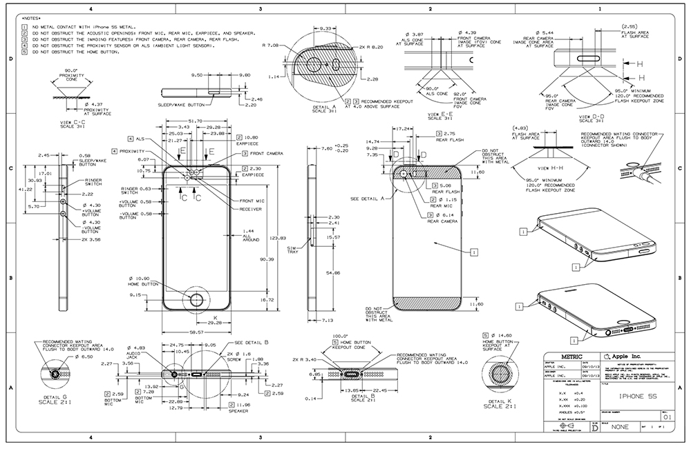 Iphone 5s схема