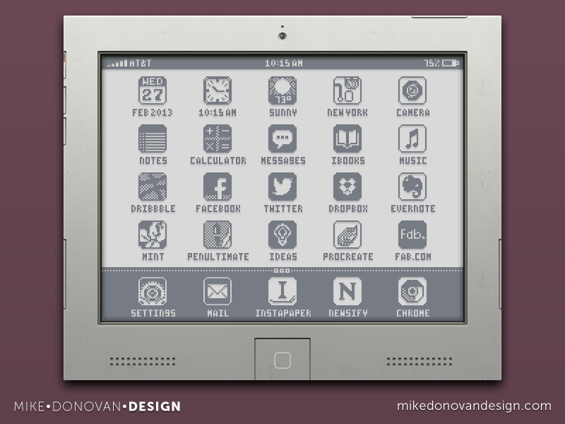 iPad koncept