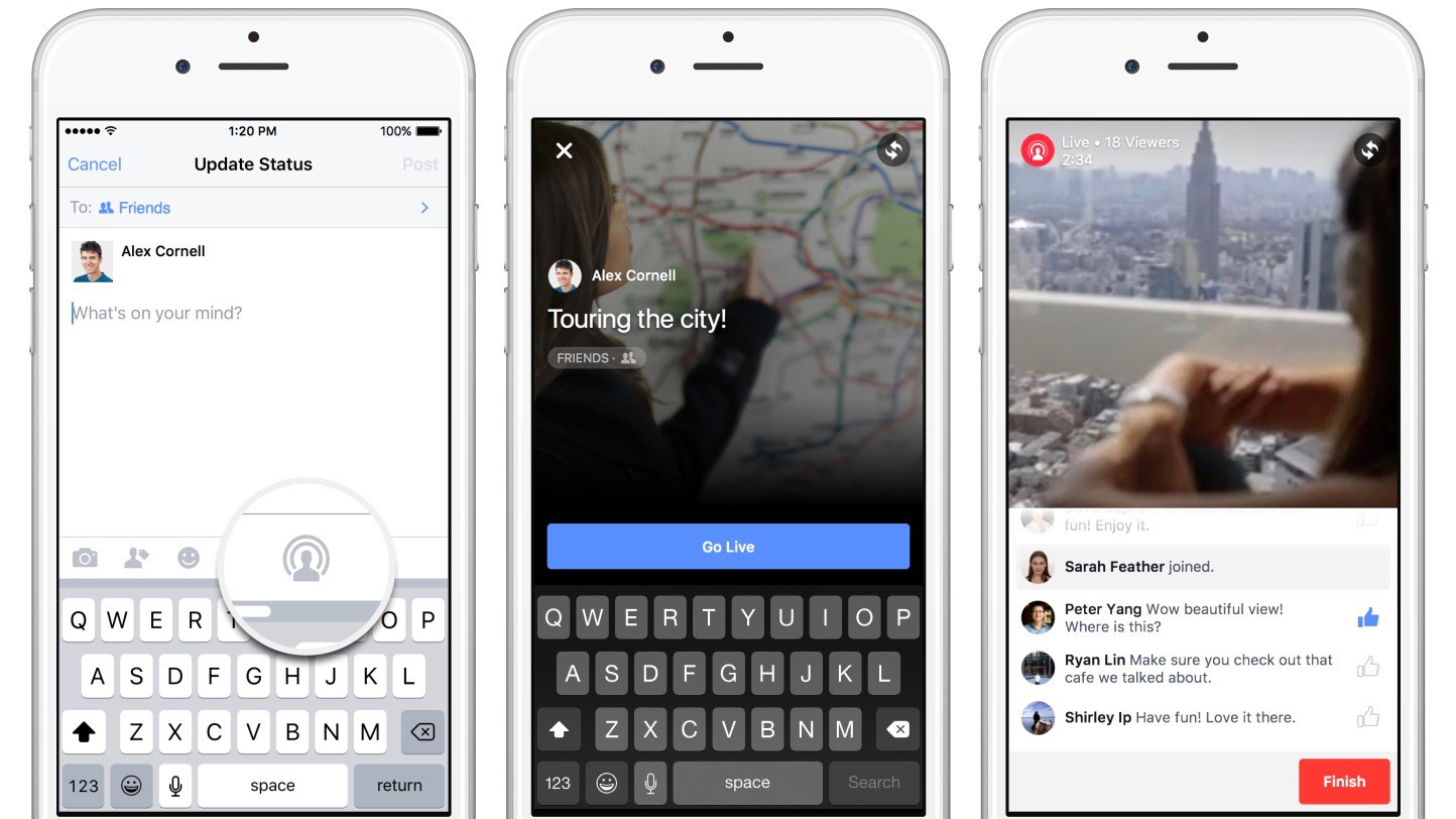 save facebook live video to phone