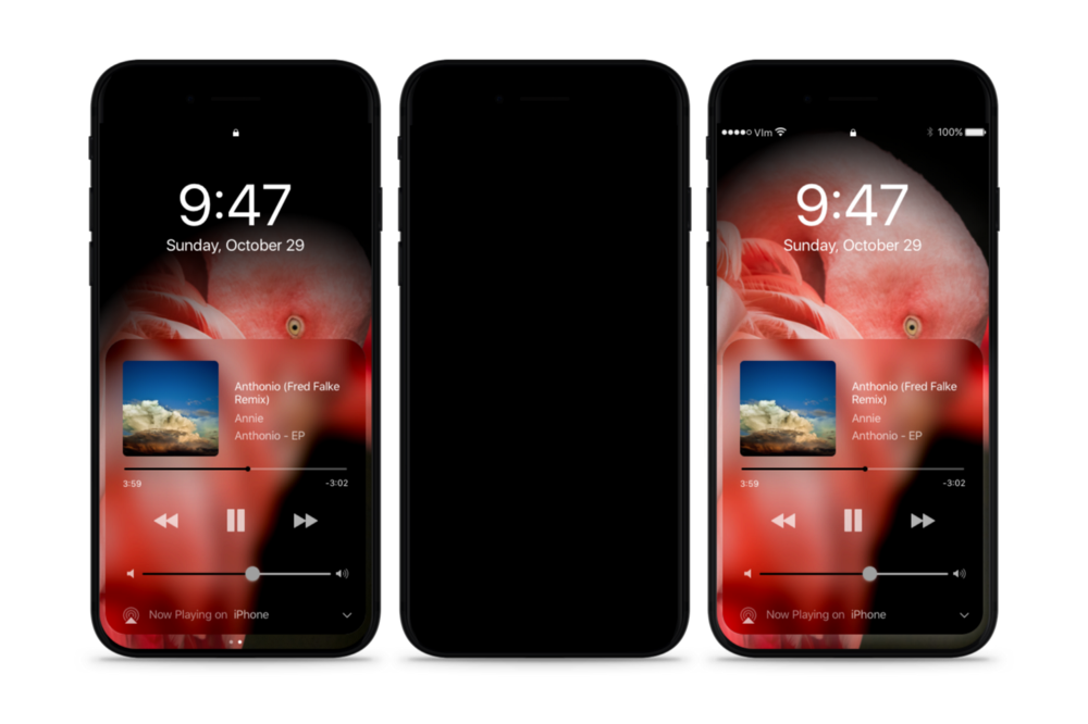 Nový koncept iPhonu 8 ukazuje Dark Mode a také displej bez okrajů