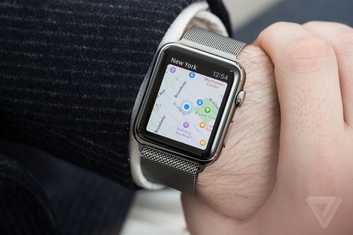 apple watch maps