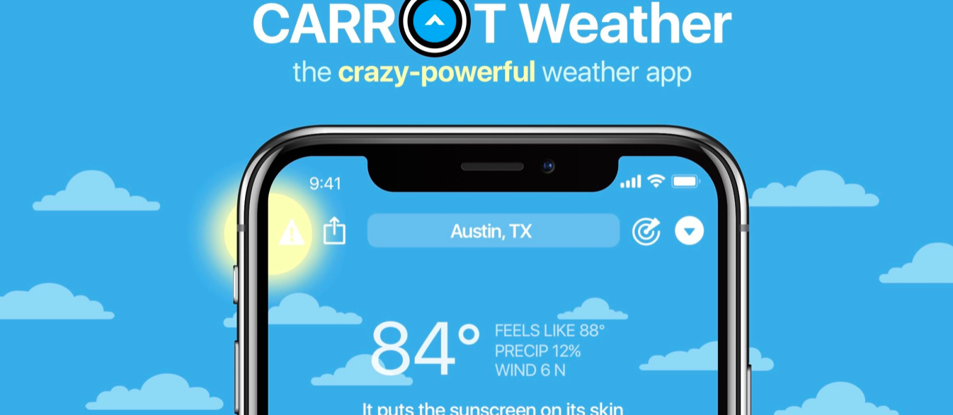carrot weather app how to download for free