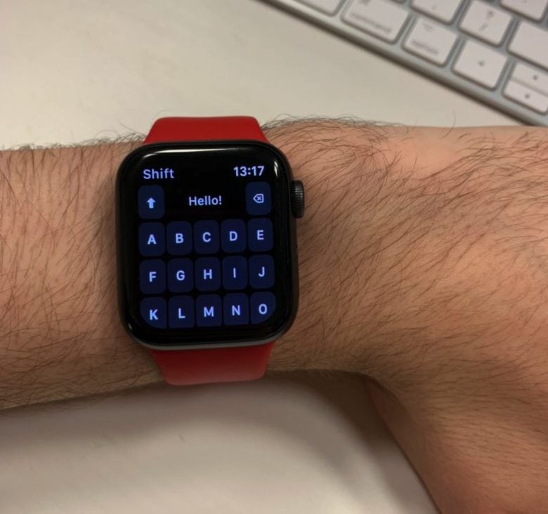 Aplikace Shift Keyboard vám umožní psát zprávy přímo z Apple Watch