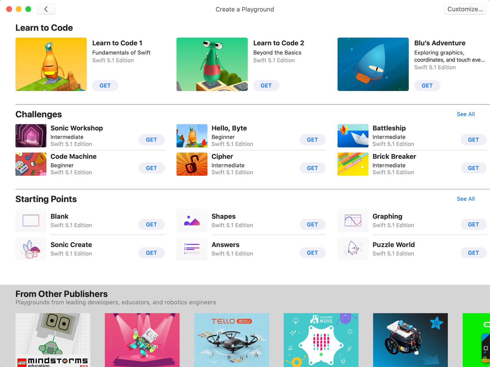 iswift playground for mac