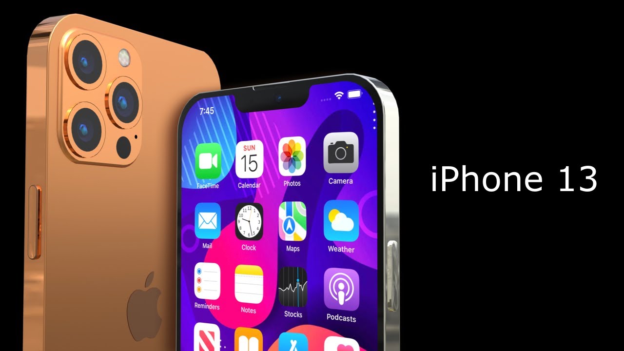 Koncept - iPhone 13 Mini, iPhone 13, iPhone 13 Pro a iPhone 13 Pro Max